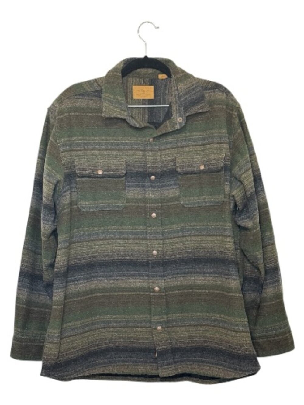 RedHead Ranch Shirt Men's Size XL Green Linen Blend Shacket